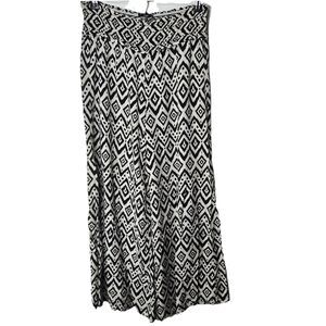 Tezenis Tribal Pattern Wide Leg Pull On Boho Pants